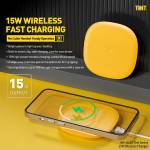 wp u165-15w-type-c-wireless-charger-pad-for-mobile-phones-airpod-2