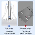 Heat Dissipation Non-slip Silicone Gravity Laptop Vertical Holder for MacBook/Surface/iPad