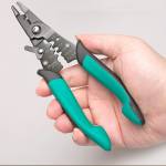 Pro'sKit CP-419 3-in-1 Precision Scissor Stripping Crimping Pliers for AWG 10-30 Cable