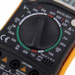 HYELEC MAS830L Portable Digital Multimeter DC Current Resistance AC/DC Voltage Tester with Backlight