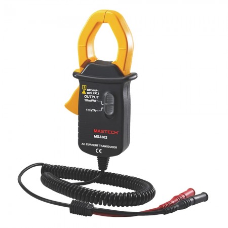 Mastech MS3302 400A True RMS AC Current Clamp Converter for Digital Multimeter