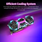 Yeston RX6800 16G / 256bit / GDDR6 PB Gaming Graphics Card with 3 Large Size Fans and Breathing Ligh
