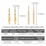 luxianzi 1000v-20a-replaceable-universal-stainless-steel-multimeter-test-leads-5