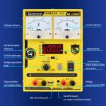 Mechanic HK-1502D 15V 2A Double Pointer Laboratory DC Test Power Supply