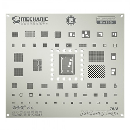 Mechanic iTin S-109 BGA Reballing Stencil for iPhone 13 Mini / 13 / 13Pro / 13Pro Max Apple A15 CPU