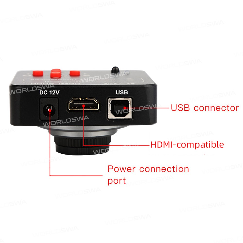 Kaisi 2000 Electronic Digital Industrial Microscope Camera with HDMI-Compatible 1080P Two Output