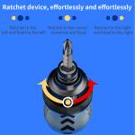 Luxianzi 2-in1 Mini Telescopic Combination Multi-function Strong Magnetic Ratchet Screwdriver
