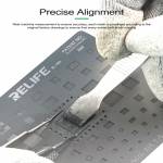 Relife RL-044 V4.0 A15 IC 0.12mm BGA Reballing Solder Stencil Plant Tin Net for iPhone 13 Series