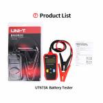 UNI-T UT673A / UT675A Car Battery Tester with Printer for 12V / 24V Battery Start-Up Test, Charging