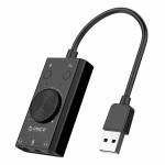 Orico SC2 Free Drive External USB Sound Card Stereo Audio Converter with Volume Adjustment
