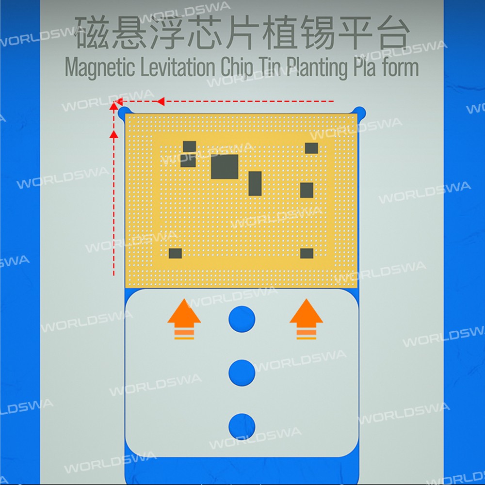 Mechanic MagTin Maglev Chip Tin Planting Platform Set for CPU / Hard Disk / Font Library Planting Ti