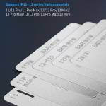 B&R IO6 iOS LCD Screen IC Flex Cable Protection & Steel Stencil Set for iPhone 11 to 13 Pro Max