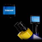MECHANIC MC75T-B1 7-45X Trinocular Stereo Microscope With Camera Display Big Base Extension Holder L