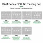 Relife RL-044 Samsung Series CPU Tin Planting Steel Mesh Set for Samsung S / Note Series