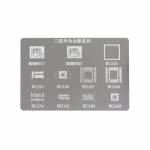 11 in 1 BGA Reballing Stencil Template for Samsung Huawei MSM8917 MSM8937 BG161 BG221 BG160 BG167 BG