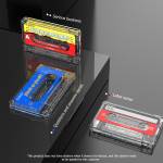 Orico 2.5-inch Max 4TB SATA to USB 3.0 Transparent Retro Tape Type SSD HDD Case