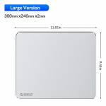 Orico Portable Double Side Waterproof Ultrathin Metal Aluminum Mouse Pad