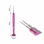 BST-899 Anti-Slip High Precision Aluminum Handle 3D Screwdriver Philips Pentalobe Y Convex Cross for