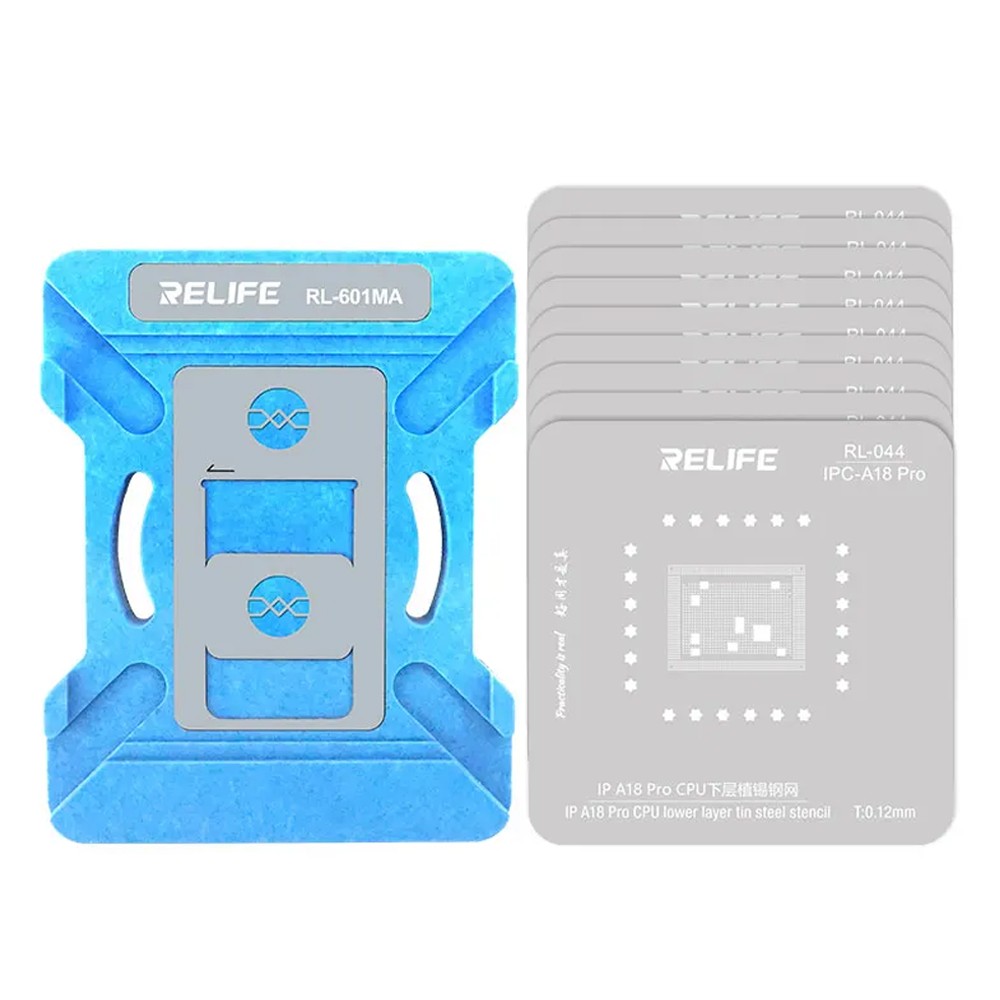 relife rl-601ma-iphone-cpu-lower-layer-tin-planting-platform-set-for-iphone-6-to-16pro-max-a8-to-a18