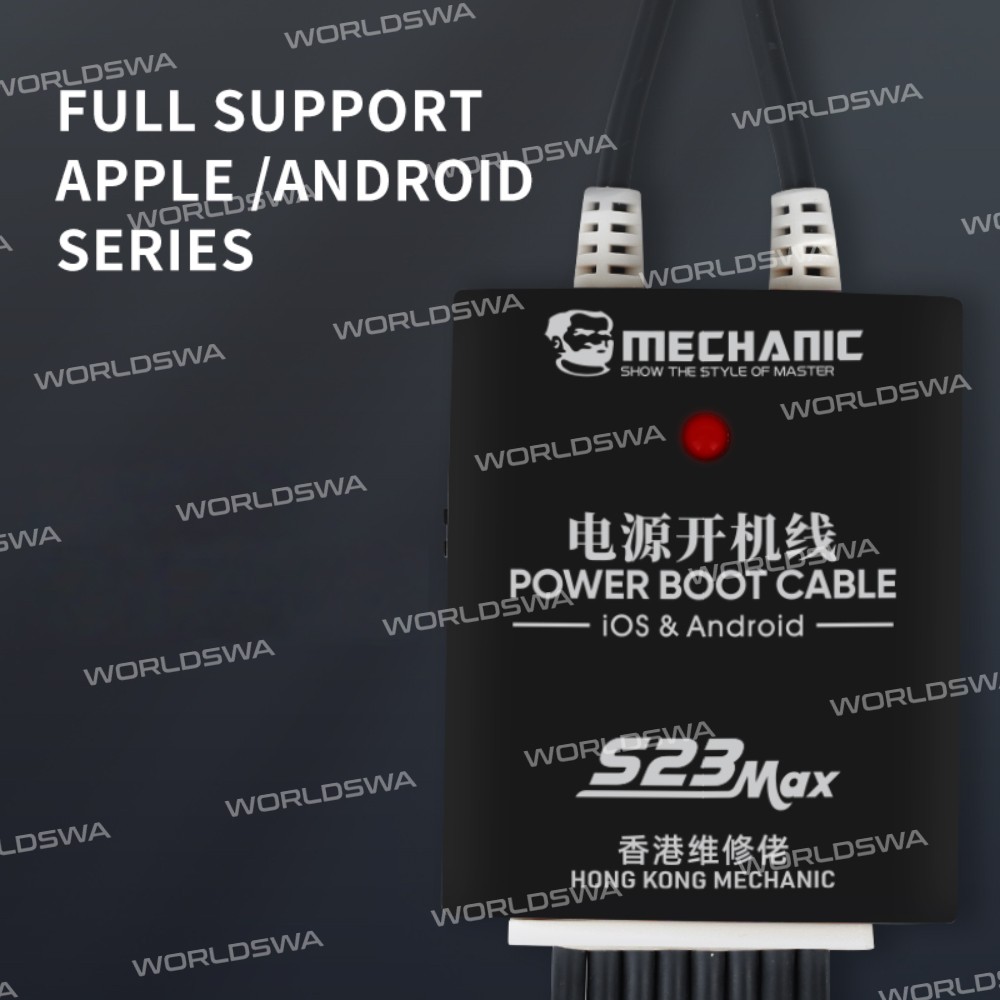 Mechanic S23 Max Power Boot Cable DC Power Supply Test Cable for iPhone Android Phone