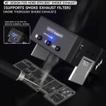 luowei lw-cf01-black-panther-3-in-1-microscope-cooler-exhaust-fan--uv-curing-lamp-7