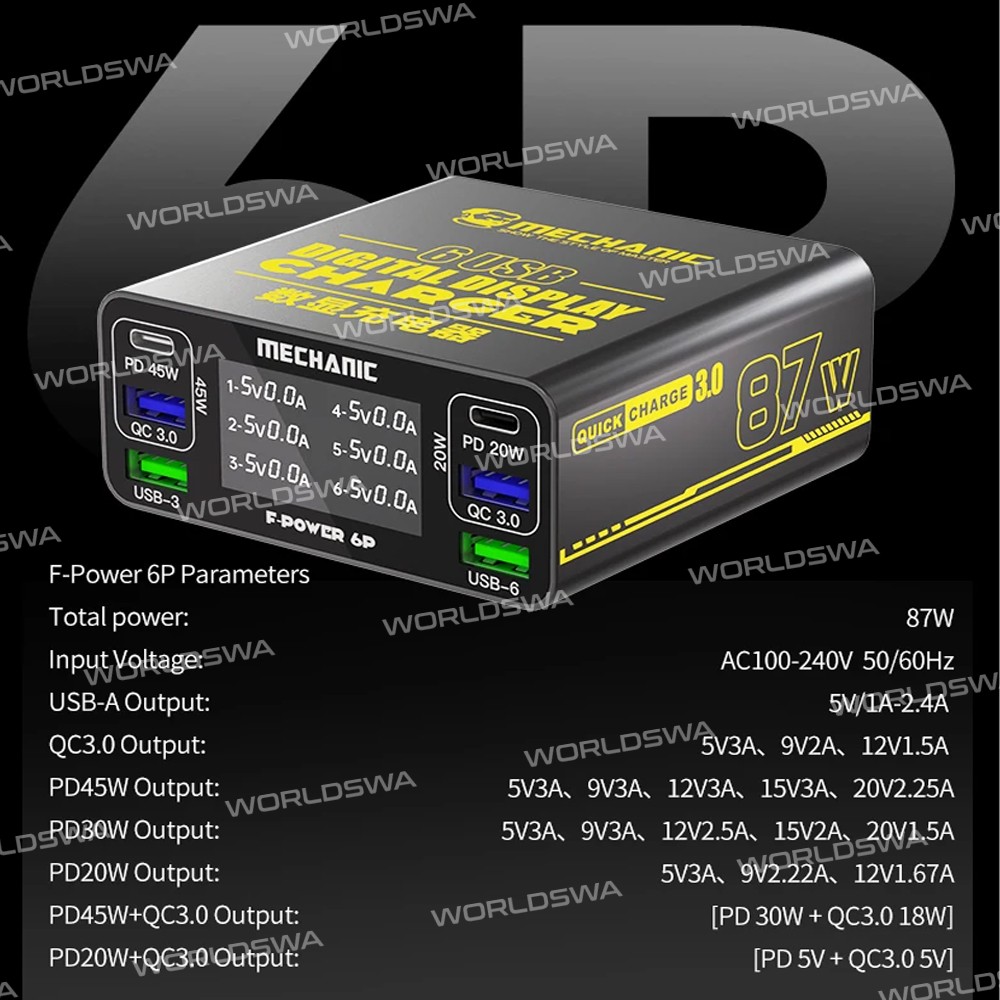 mechanic f-power-6-6-ports-usb-qc30-40w-smart-lcd-display-charging-station-9