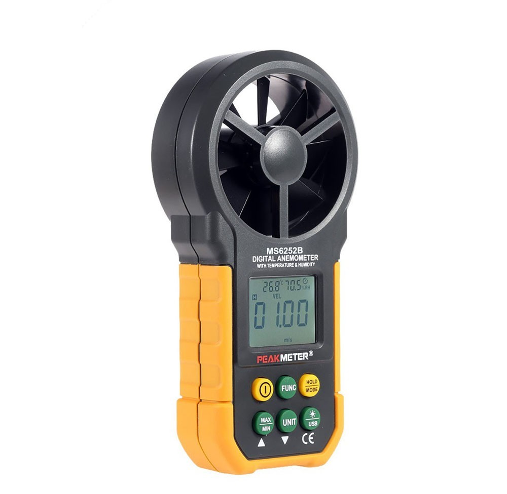 HYELEC MS6252B Multifunction Digital Anemometer/Air Volume/Temperatur/Humidity
