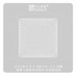 Amaoe 0.25mm BGA Reballing Stencil Tin Planting Platform for A1312 A1419 Graphics Card Chip