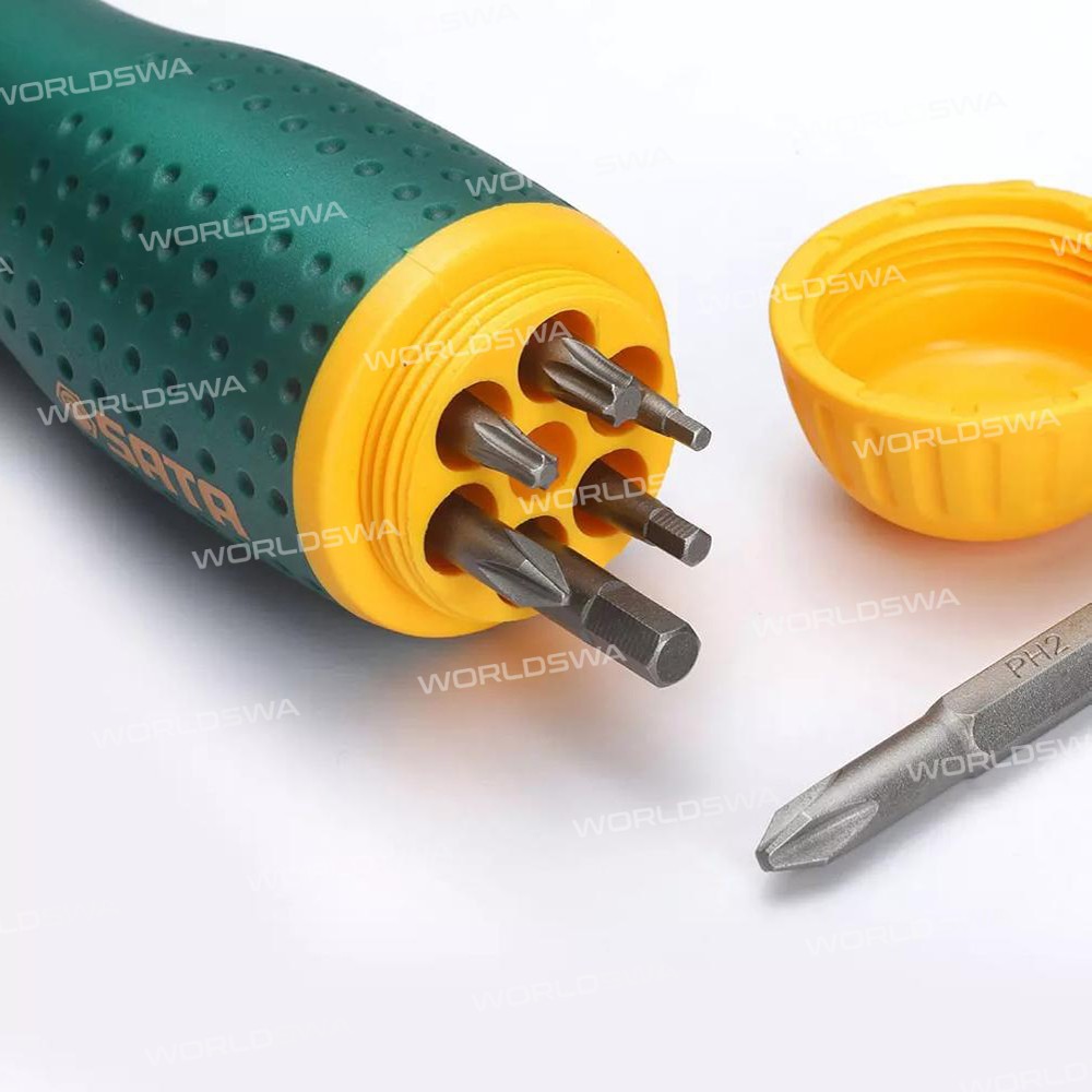 SATA 09350 Multi-function Precision Two-way Ratchet Screwdriver Set