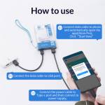 Orico BA2110 2TB Capacity 5Gbps SATA to Type-C Port Backuper can One-touch Backup/Delete Backup