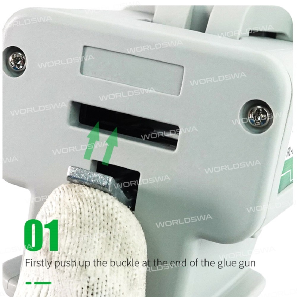 Relife RL-062 High-quality Manual Propelling Metal Buckle Glue Gun