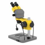 Kailiwei 0655EI 6X-55X Double Light Zoom Industrial Stereo Microscope for BGA Welding Phone Repair