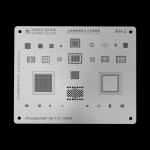 MiJing Reballing Stencil Plant Tin Steel Net for A9 iPhone 6S / 6S Plus