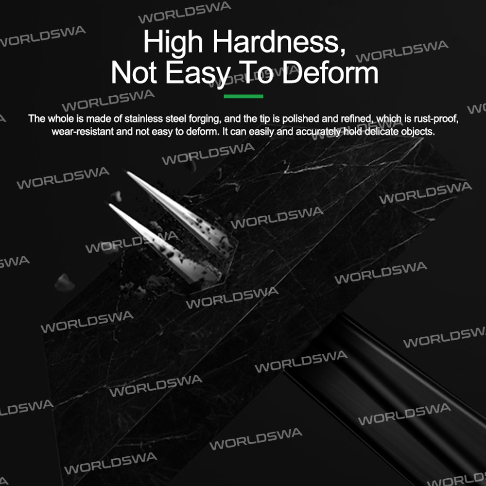 relife rl-esd-black-antistatic-non-magnetic-stainless-steel-precision-tweezers-5