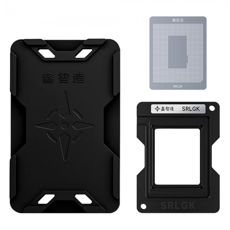 Xinzhizao BGA Reballing Stencil Platform Set for Q0GH Q0GJ SRLGK SRLGG SRLGL CPU Notebooks