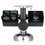 small table-clock-retro-flip-over-clock-stainless-steel-flip-over-internal-gear-driven-quartz-clock-