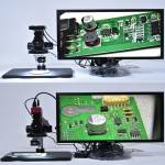 0.7X-5X C-Mount 3D Large Field Zoom Lens for HDMI VGA Industrial Electronic Microscope Camera