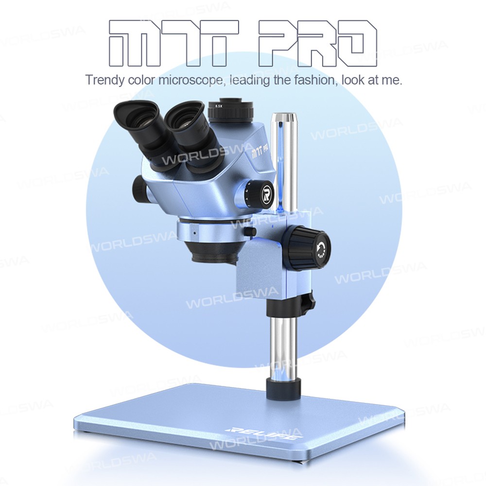 relife rl-m7t-pro-b11-7x-50x-continuous-zoom-colorful-trinocular-hd-stereo-microscope-6