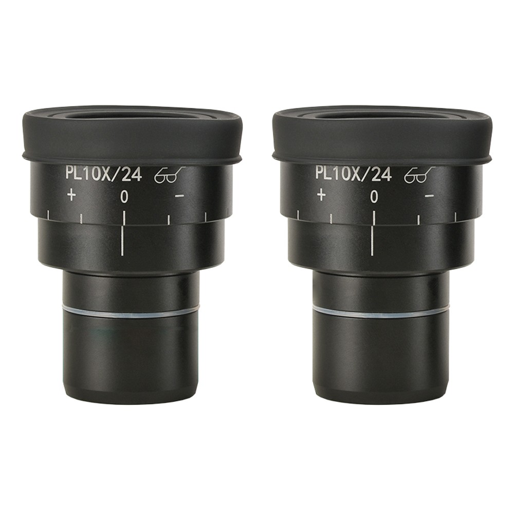 pl10x 24mm-high-eye-point-large-field-view-flat-field-microscope-eyepieces--30mm-mounting-interface-