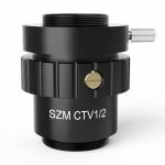 SZMCTV 1/3 1/2 0.5X C-Mount Adapter Lens for Trinocular Stereo Microscope CTV CCD USB Camera