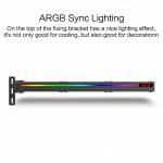 teucer vc-c270h-universal-side-argb-5v-3pin-gpu-silent-cooling-fan-4