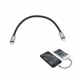 Lightning to Lightning OTG Cable for iPhone iPad Photo Video Wechat Record Data Migration