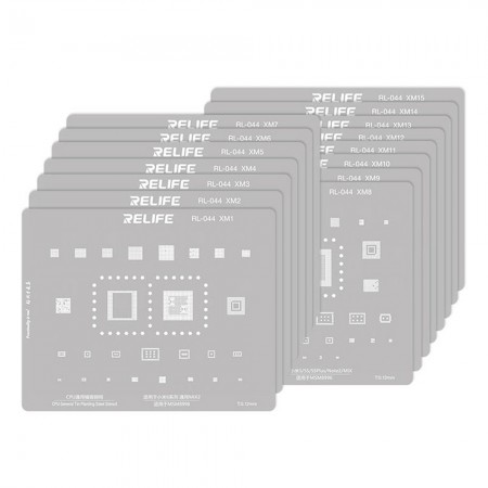 Relife RL-044 Xiaomi / Redmi Series CPU Tin Planting Steel Mesh Set for Xiaomi Model / Redmi Model