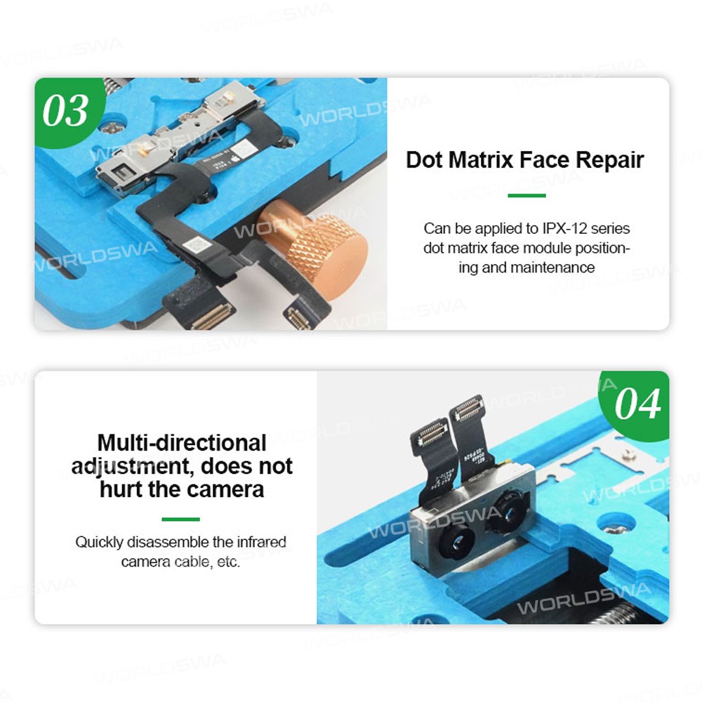 Relife RL-601F Multi-purpose Positioning Additional Track Dual Clamps Universal PCB Fixture