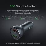 orico multi-function-dual-usb-qc30-fast-charging-car-cigarette-light-charger-4