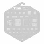 18 Kinds Chip BGA IC Reballing Stencil Kits for iPhone 6 to 13 Pro Max Screen Dot Matrix IC