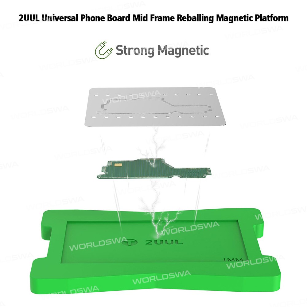 2uul universal-moblie-phone-middle-layer-frame-bga-reballing-magnetic-platform-1