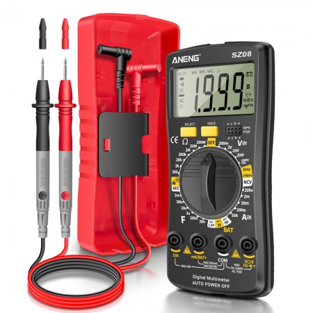 Aneng SZ08 Ultra-thin Handhold Auto Rang Digital Multimeter with NCV Intelligent Function