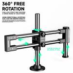 luowei lw-gk02-titan-360-degree-rotating-lift-microscope-universal-dual-axis-swing-arm-stand-4