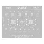Amaoe SAM20 0.12mm MTK MT6835V / MT6835V CPU BGA Reballing Stencil for Samsung A156U / A156E